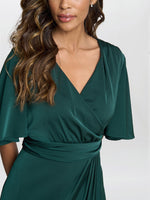 Misha V Neck Midi Dress