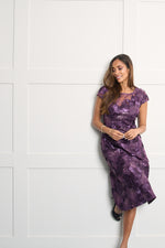 Abella Illusion Jewel Floral Dress