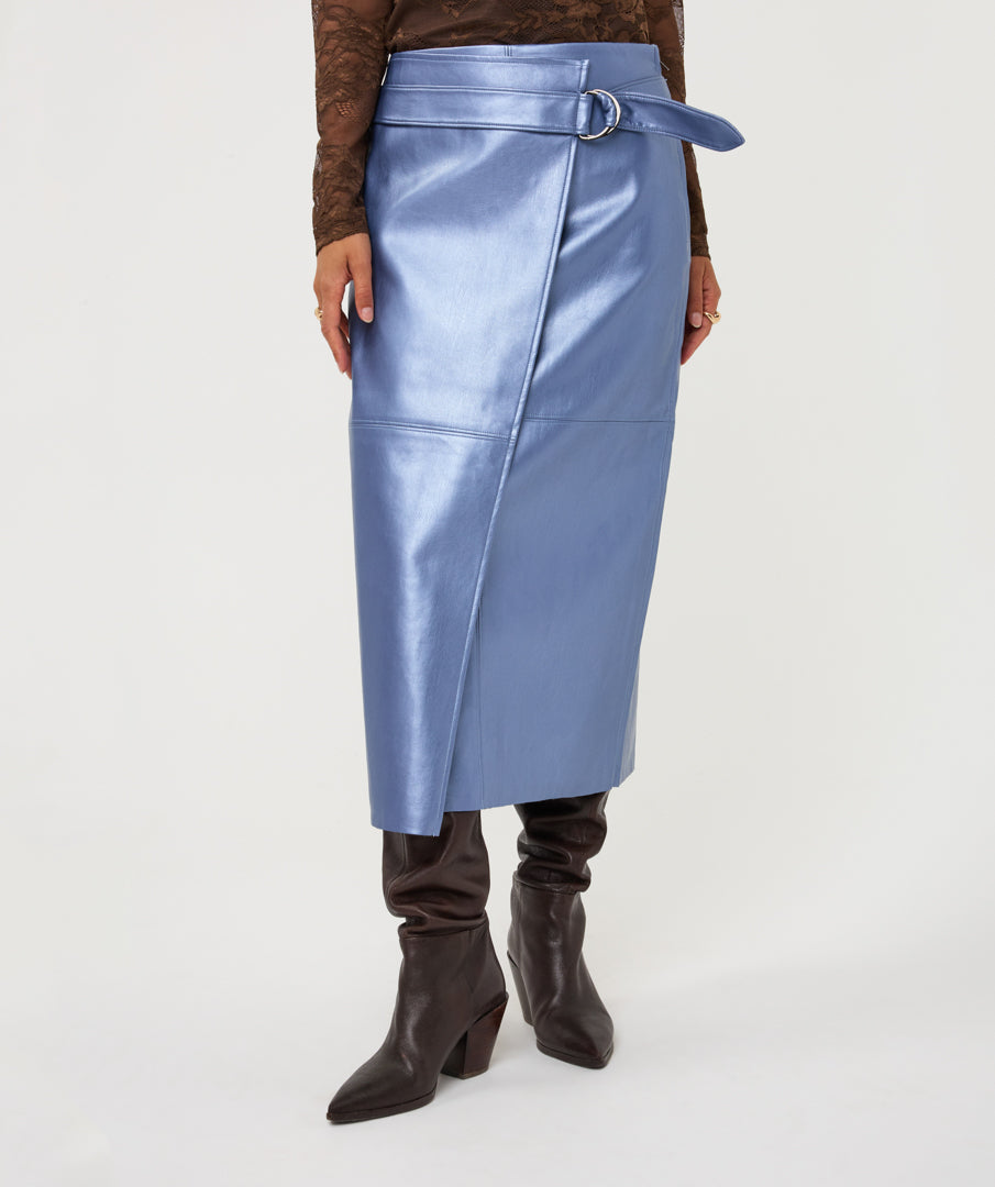 Esqualo Overlap Pu Skirt