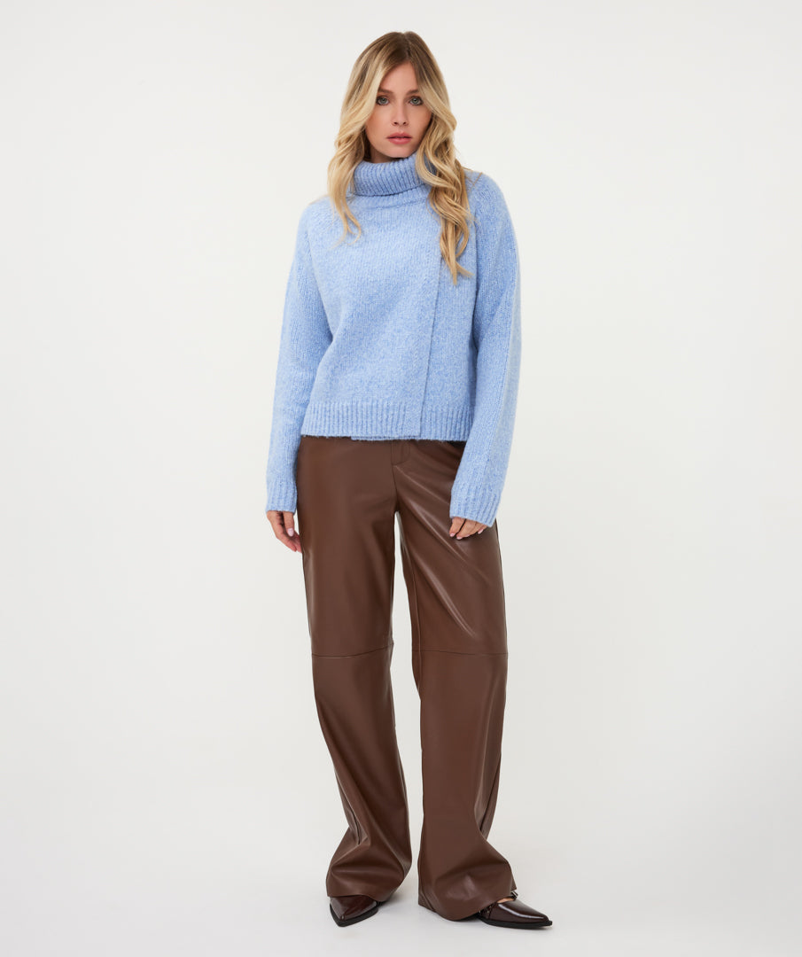 Esqualo Open Big Collar Sweater