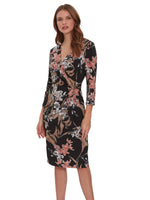 Tassiana Floral Jersey Wrap Dress