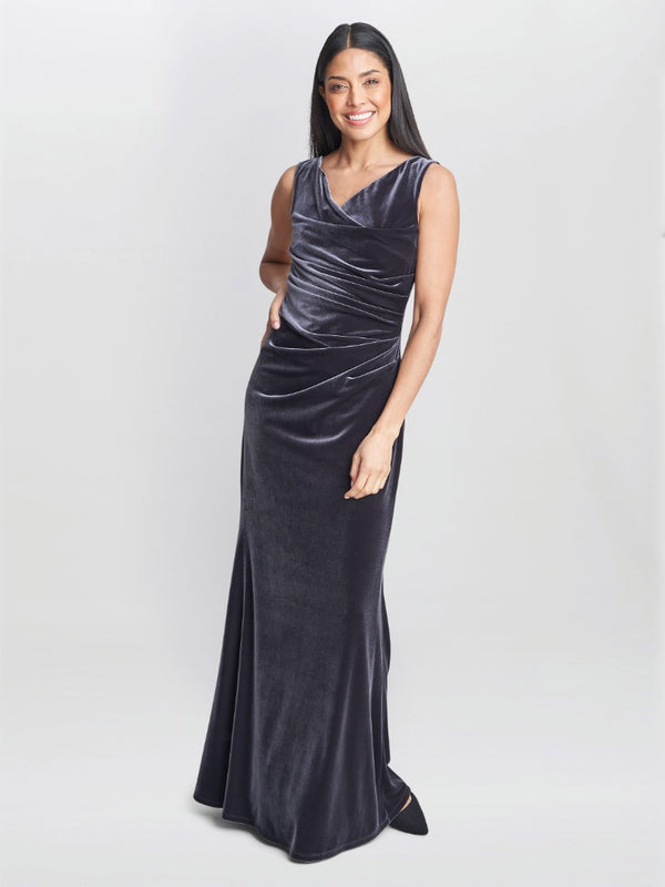 Selena Velvet Maxi Dress