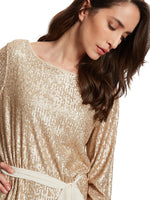 Lonika Stretch Sequin Blouse