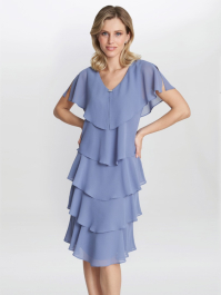 Bella Georgette Tiered Dress