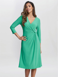 Antonia Jersey Wrap Dress